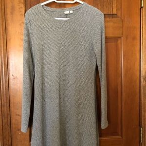 Gap sweater dress in heather gray
